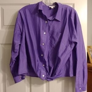 J Jill Button down Shirt size small